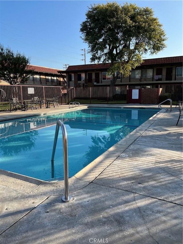 view of pool