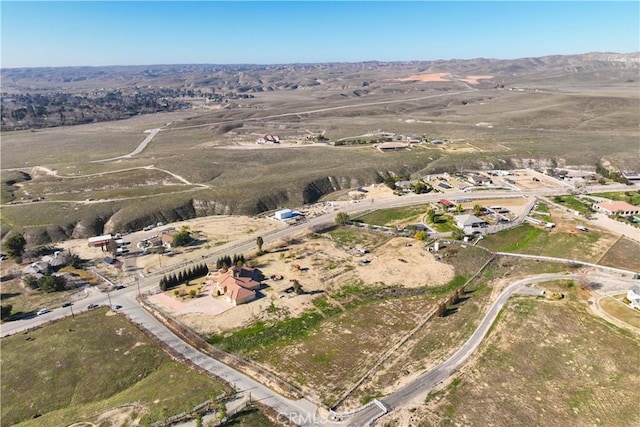 bird's eye view with a rural view