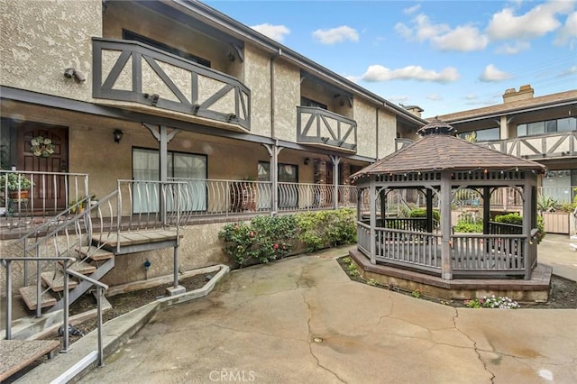 view of home's community with a gazebo