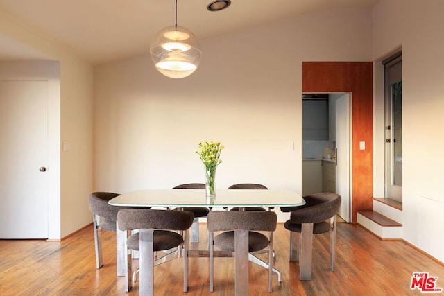 dining room featuring hardwood / wood-style floors