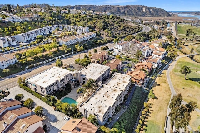 drone / aerial view featuring a residential view