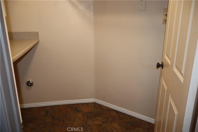 view of clothes washing area