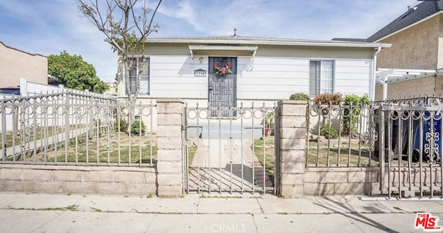 view of front of home