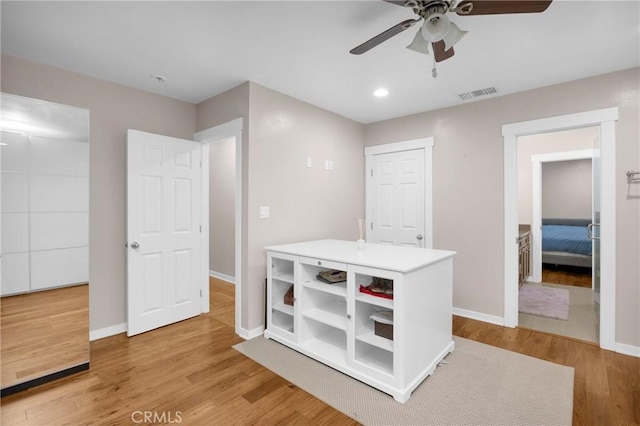 interior space with hardwood / wood-style flooring