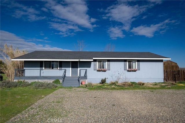 view of ranch-style house