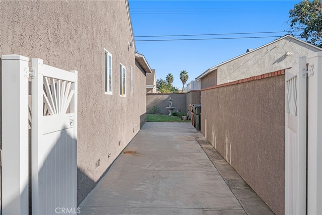 view of home's exterior featuring a patio area