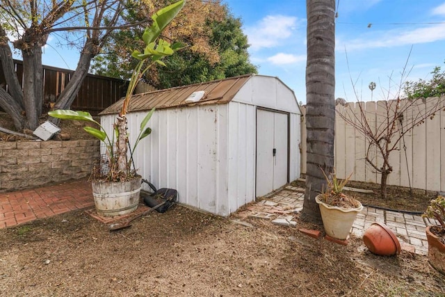 view of outbuilding