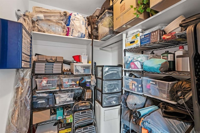 view of storage room