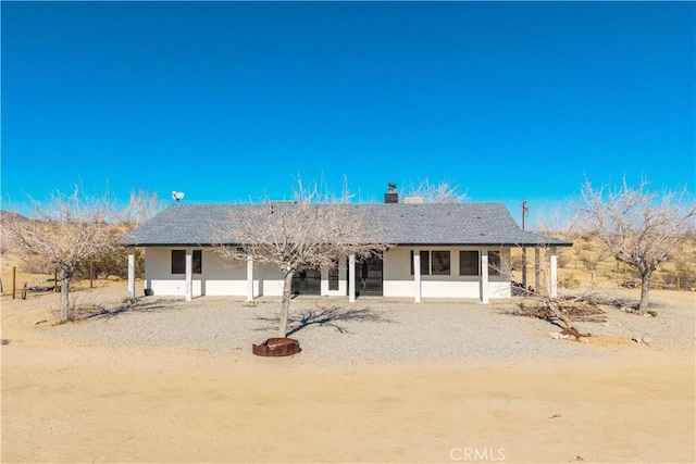 view of rear view of house