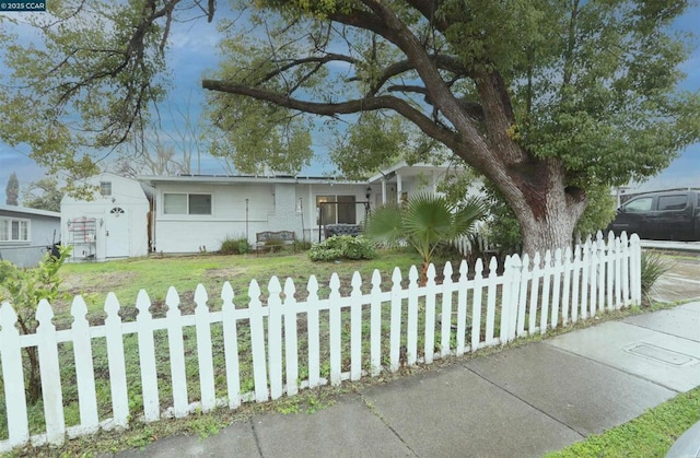 view of ranch-style home