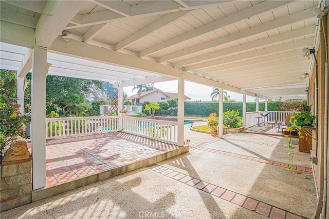 view of patio