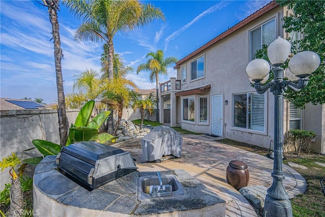 view of patio / terrace with grilling area