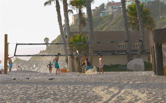 view of community with volleyball court