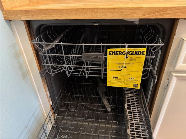 interior details featuring dishwasher