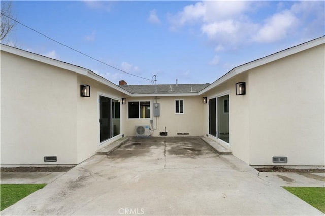 view of patio featuring ac unit