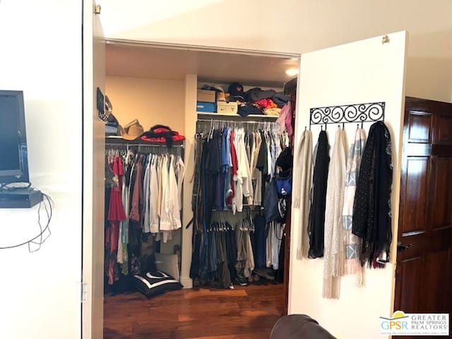 view of closet