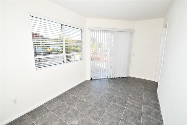 view of tiled empty room