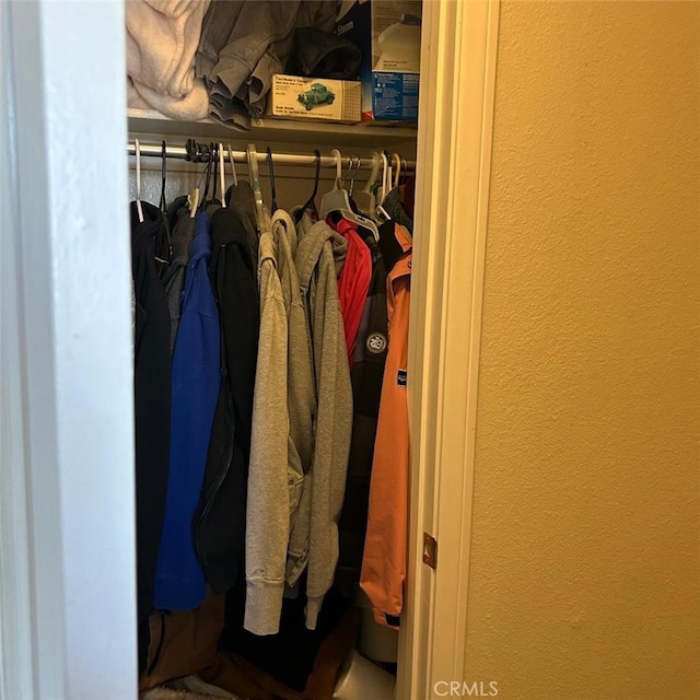 view of closet