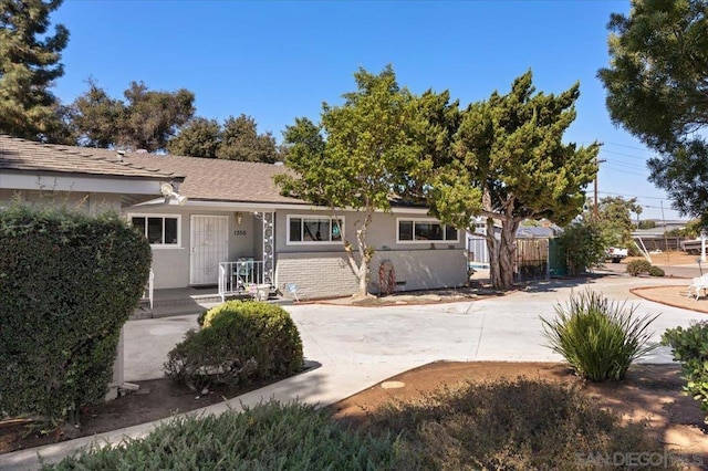 view of ranch-style house