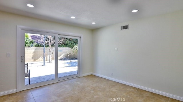 view of doorway to outside