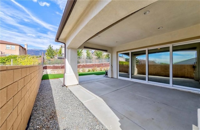 12430 Altura Dr, Rancho Cucamonga, CA 91739 - view of patio with a mountain view