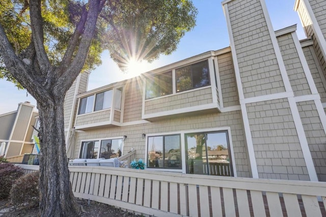 view of rear view of property