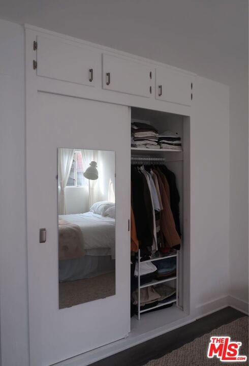 view of closet