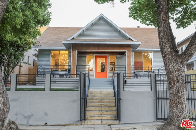 view of front facade with a porch