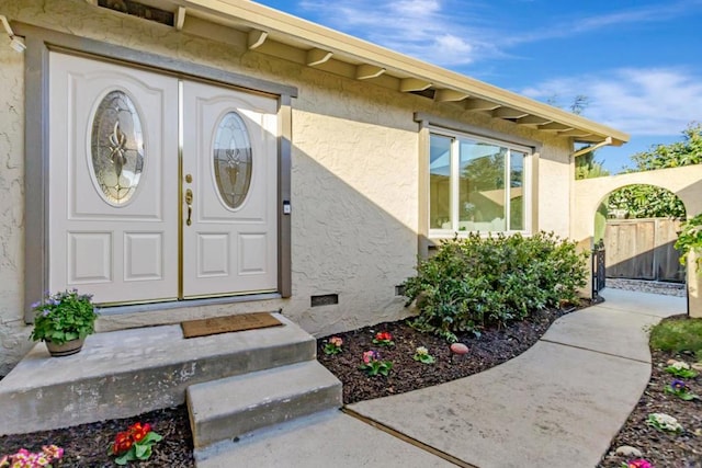 view of property entrance