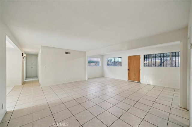 view of tiled empty room