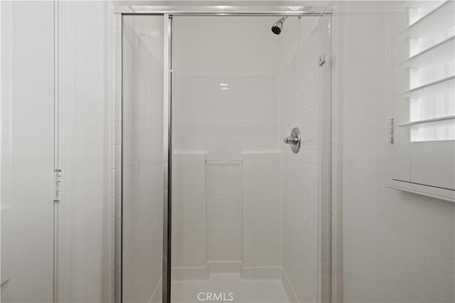 bathroom with walk in shower