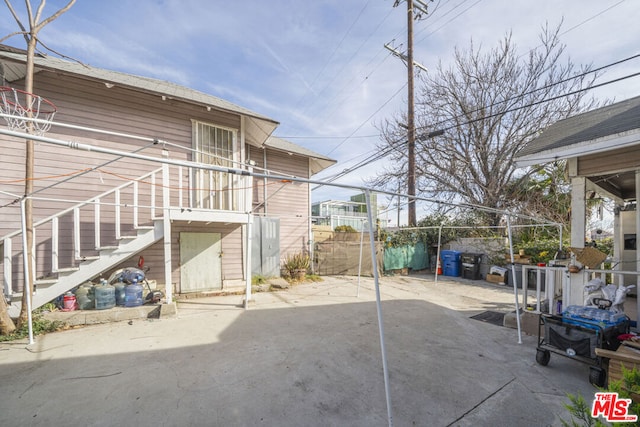 exterior space featuring a patio