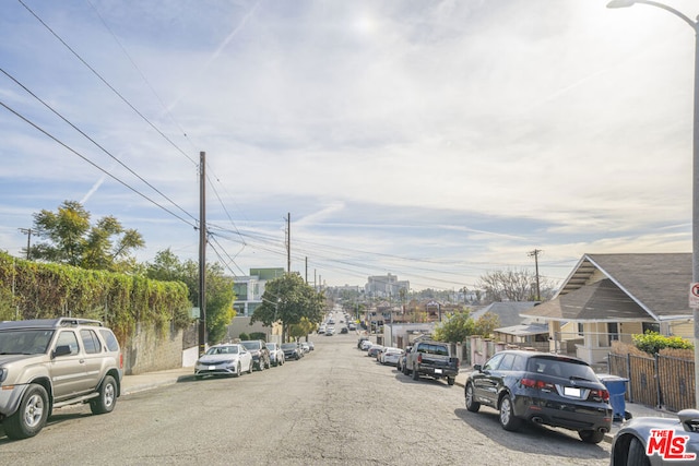 view of street