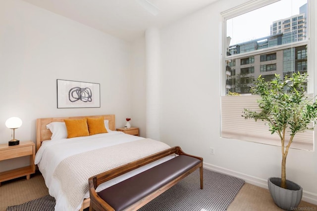 bedroom featuring carpet floors