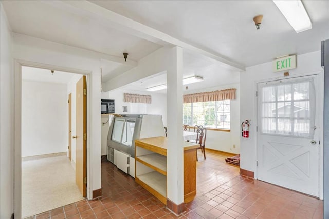 kitchen featuring tile patterned flooring