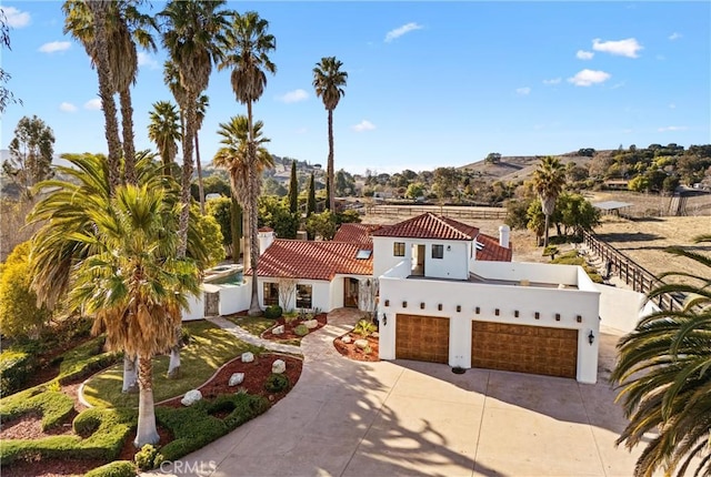 view of mediterranean / spanish house