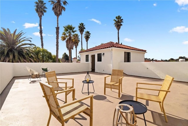 view of patio