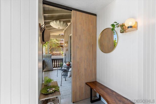 interior space featuring tile patterned floors