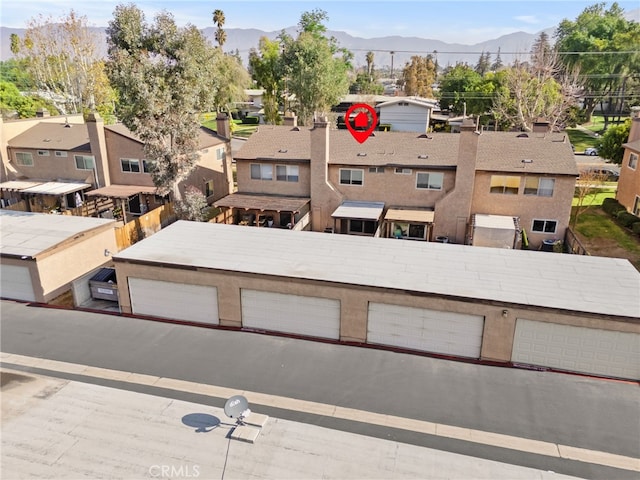 exterior space with a mountain view