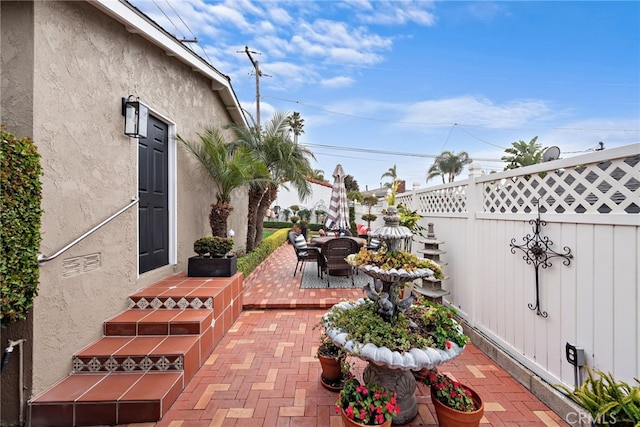 view of patio