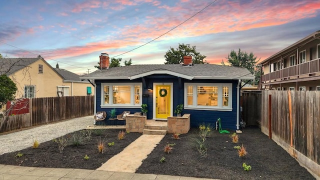 view of bungalow-style house