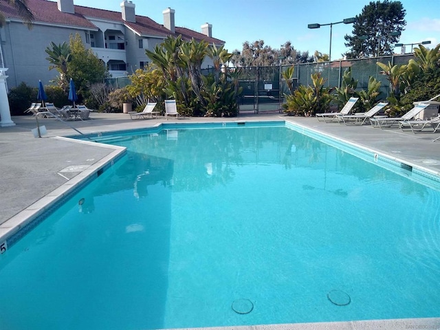 view of pool