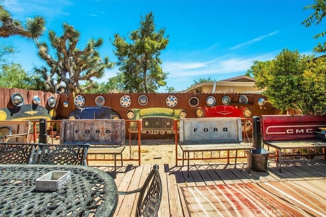 view of property's community featuring a deck