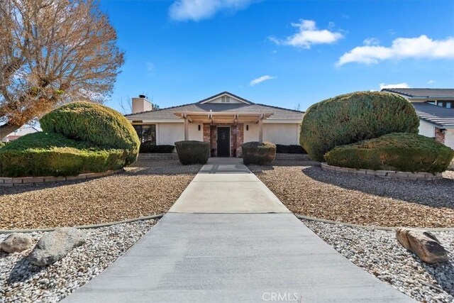 view of ranch-style house