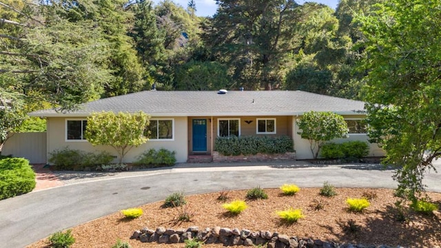 view of ranch-style home