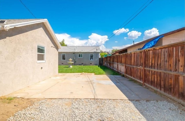 exterior space featuring a patio