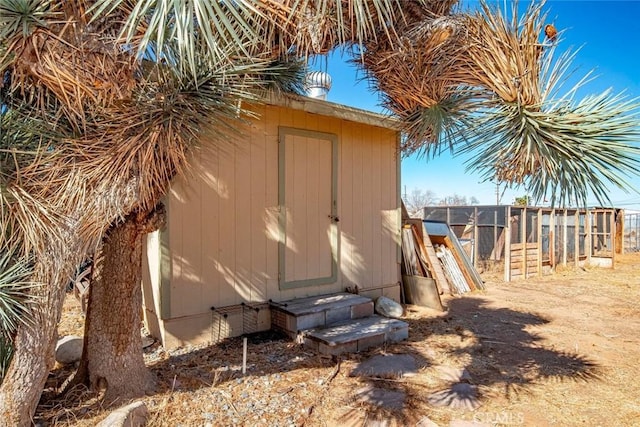 view of outbuilding