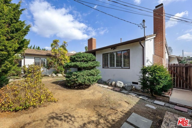 view of rear view of property