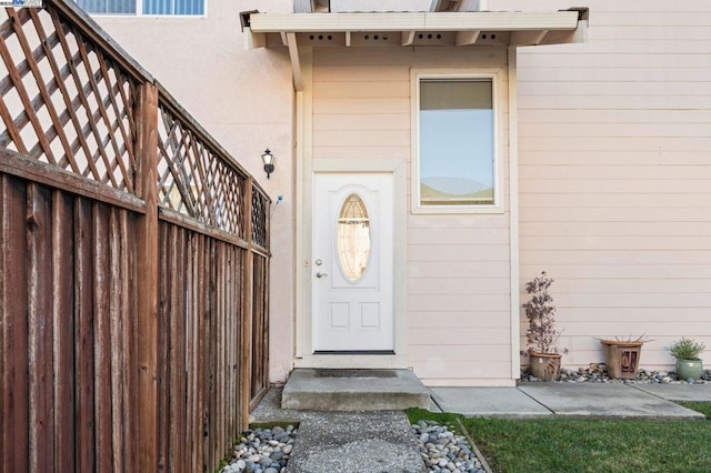 view of property entrance