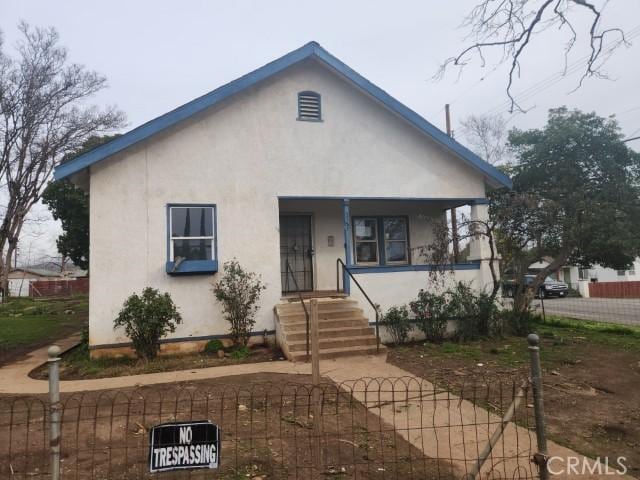 view of bungalow-style home